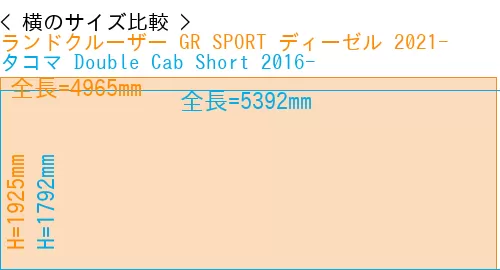 #ランドクルーザー GR SPORT ディーゼル 2021- + タコマ Double Cab Short 2016-